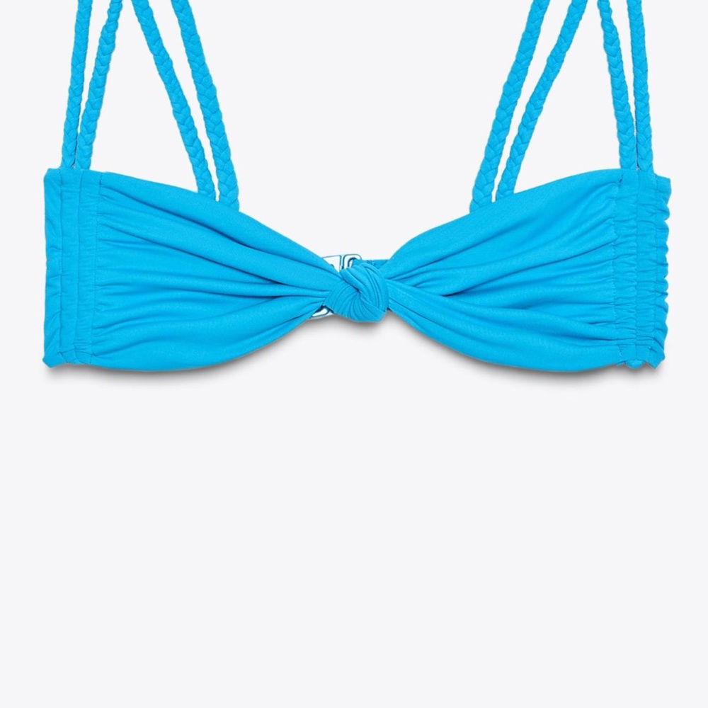 Zara Blue Bikini Top